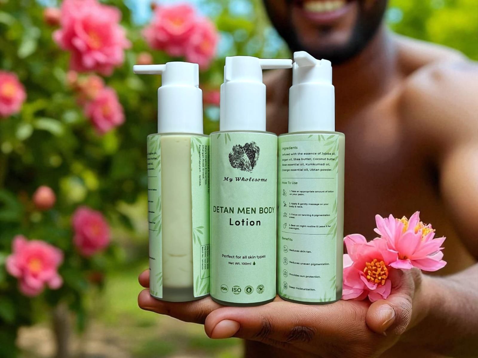 De-Tan Men Body Lotion (100ml)